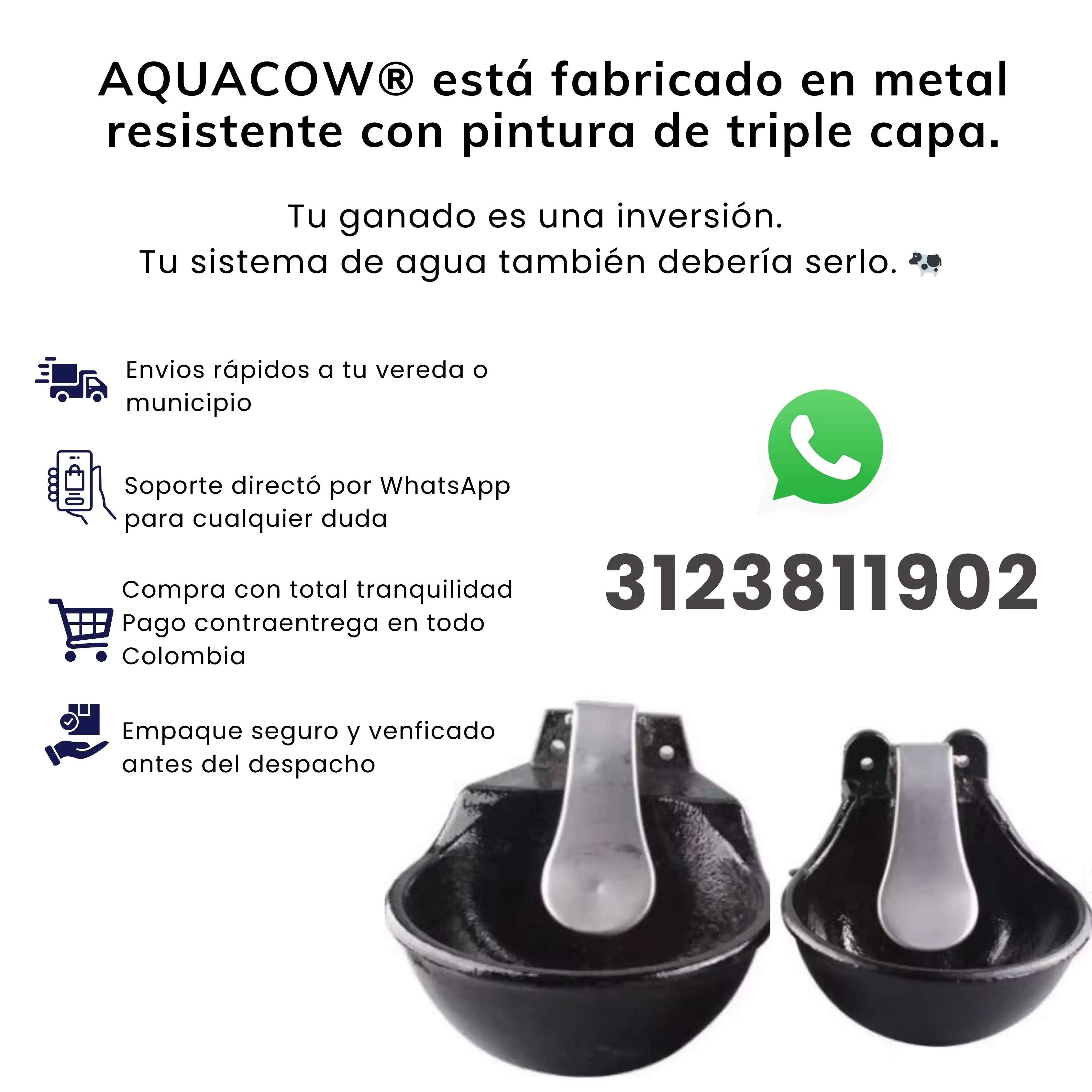 AQUACOW® Bebedero Bovino Y Equino Hierro Fundido