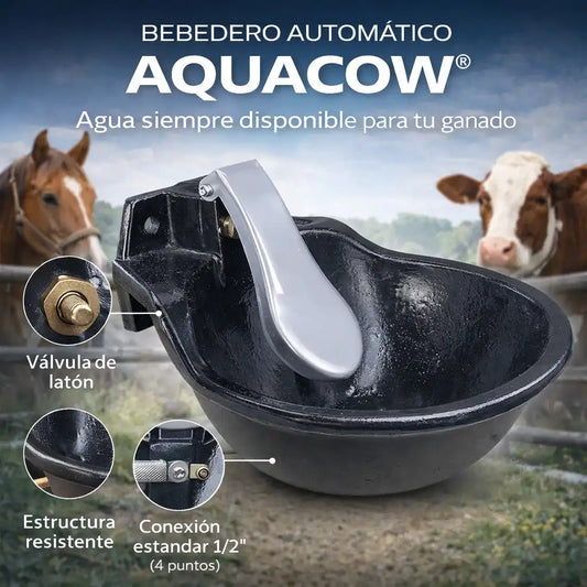 AQUACOW® Bebedero Bovino Y Equino Hierro Fundido