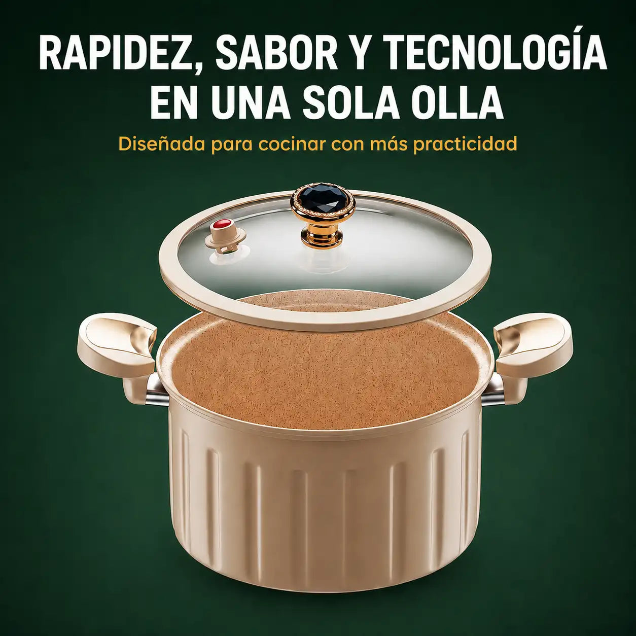 SpeedyPot® – Olla de Micropresión Familiar de 10 Litros
