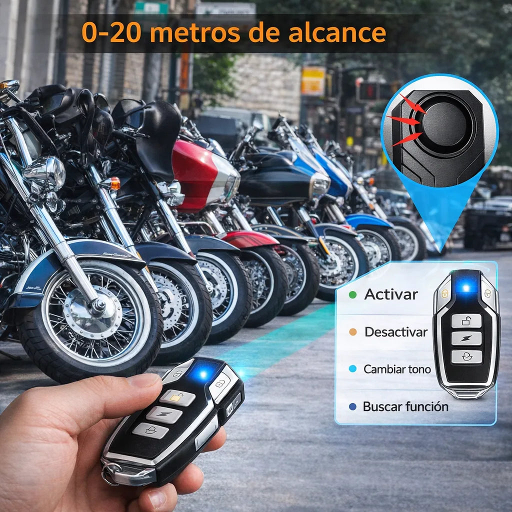 ALARMAX® Dispositivo Sensor Para Bicicletas Y Motos