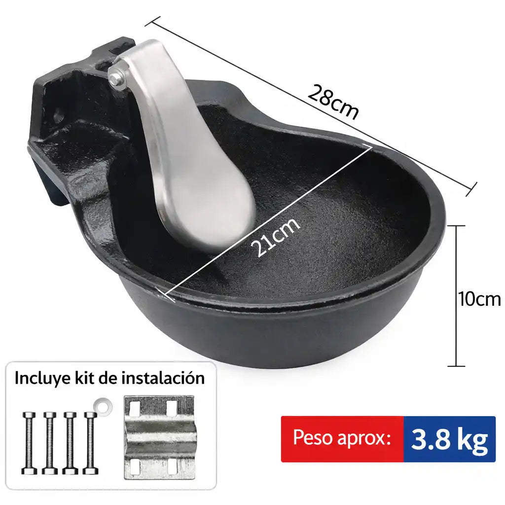 AQUACOW® Bebedero Bovino Y Equino Hierro Fundido